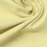 Pale Yellow Tone-on-Tone Floral Jacquard, Polyester — photo 2