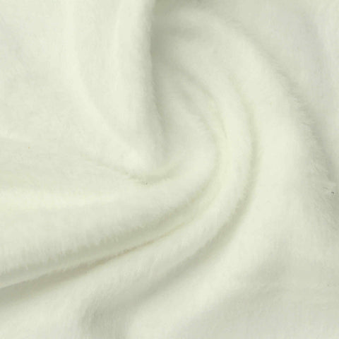Off-White Velvet, Poly-Cotton