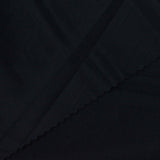 Brushed Nylon Stretch Interlock Knit Fabric, 220 gsm, 160 cm — Black — photo 2
