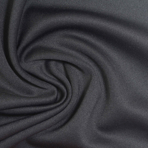 Nylon Viscose Stretch Scuba Knit Fabric, 220 gsm, 170 cm — Grey