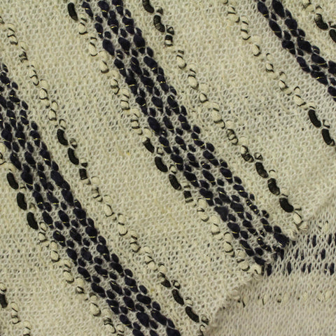 Cream Bands Chunky Knit