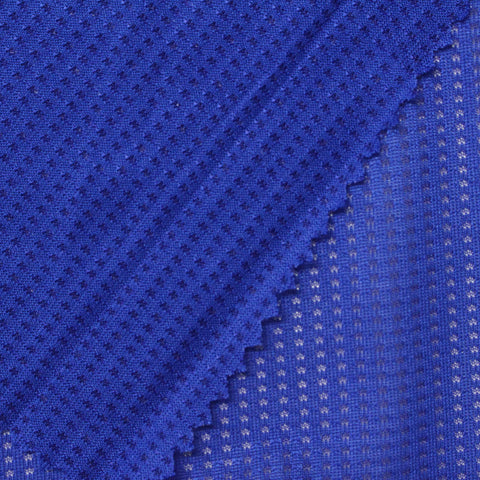 Blue Dots Mesh, Polyester