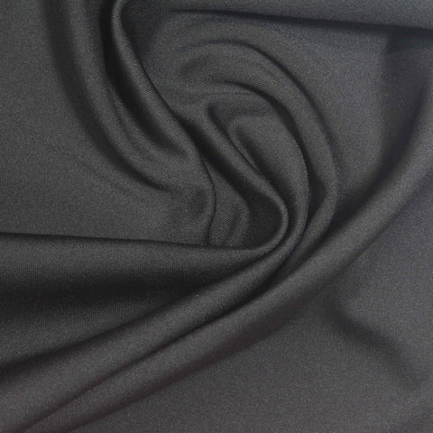 Charcoal Sateen, Poly-Spandex