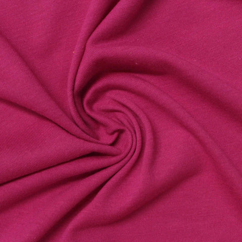 Polyester Cotton Jersey Knit Fabric, 153 gsm, 160 cm — Pink