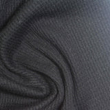 100% Polyester Waffle Knit Fabric, 230 gsm, 183 cm — Black — photo 2