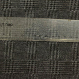 Dark Grey Subtle-Plaid Jacquard, Cotton-Poly — photo 2