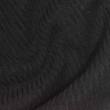 100% Polyester Sherpa Fleece Fabric, 450 gsm, 160 cm — Black — photo 2