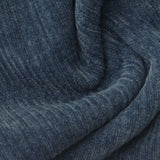 Polyester Stretch Sherpa Fleece Fabric, 300 gsm, 165 cm — Navy — photo 2