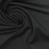 Polyester Stretch Jersey Knit Fabric, 180 gsm, 185 cm — Black — photo 2