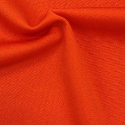 Polyester Stretch Jersey Knit Fabric, 200 gsm, 147 cm — Orange