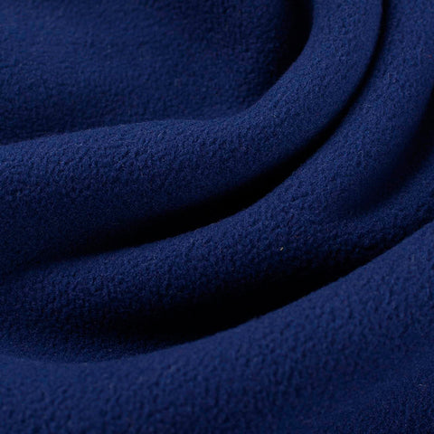 100% Polyester Chunky Knit Fabric, 420 gsm — Navy