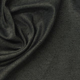 Polyester Stretch Denim Fabric, 190 gsm, 165 cm — Black — photo 2