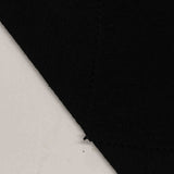 Polyester Cotton Jersey Knit Fabric, 210 gsm, 145 cm — Black — photo 2