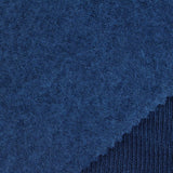 Cotton Polyester French Terry Fabric, 230 gsm, 158 cm — Navy — photo 2