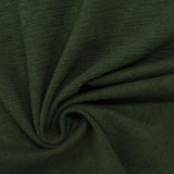 Dark Green Marl Jersey Knit, Cotton-Poly — photo 2