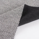 Grey Marl Interlock Knit, Polyester — photo 2