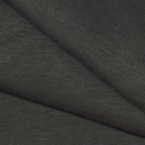 Polyester Cotton Stretch Velvet Fabric, 360 gsm, 180 cm — Grey