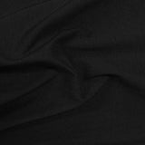 Nylon Stretch Bengaline Fabric, 164 gsm — Black — photo 2