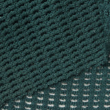 Dark Green Openwork Chunky Knit, Cotton-Poly — photo 2