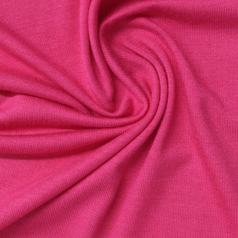Viscose Stretch Jersey Knit Fabric, 180 gsm, 150 cm — Pink