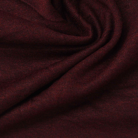 Viscose Nylon Stretch Ponte Knit Fabric, 330 gsm, 160 cm — Red
