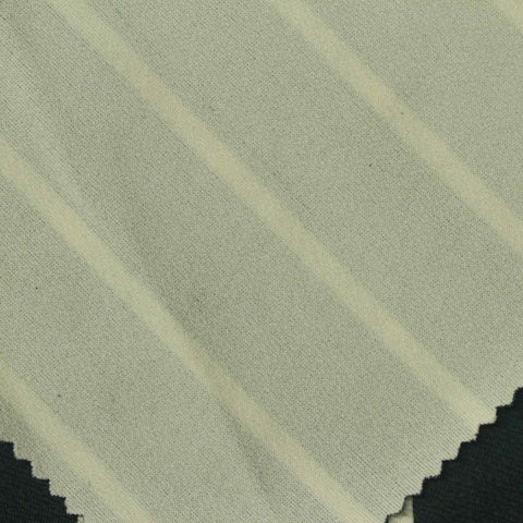Dark Green Vertical-Stripe Knit, Polyester