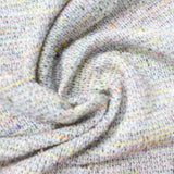Light Grey Marl French Terry, Poly-Cotton — photo 2