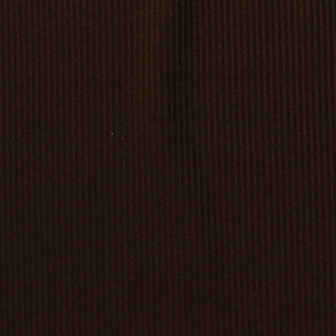Dark Brown Ribbed Rib Knit, Polyester