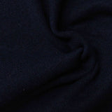 Yarn-Dyed Viscose Polyester Blend Interlock Knit Fabric, 360 gsm, 158 cm — Black — photo 2