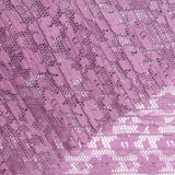 Purple Floral Lace, Polyester — photo 2