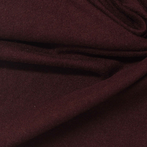 Brushed Polyester Stretch Milk Silk Knit Fabric, 190 gsm, 160 cm — Red