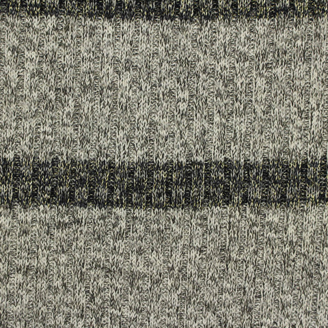 Grey Marl Rib Knit, Poly-Viscose, 295 gsm