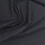 Cotton Stretch French Terry Fabric, 320 gsm, 160 cm — Navy — photo 2