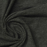 Dark Grey Marl Rib Knit, Poly-Viscose — photo 2