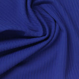 Nylon Stretch Interlock Knit Fabric, 225 gsm, 135 cm — Blue — photo 2