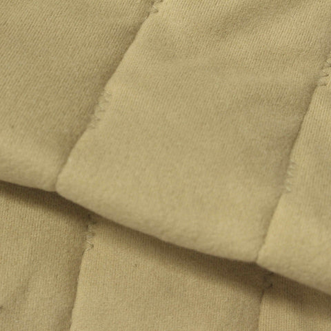 Stretch Velvet Fabric, 510 gsm, 190 cm — Khaki