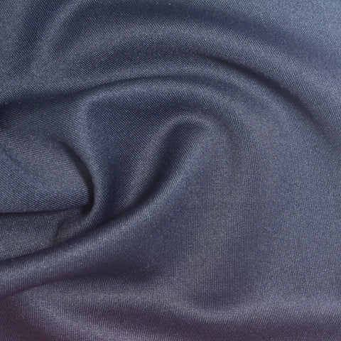 Polyester Modal Stretch Scuba Knit Fabric, 380 gsm, 160 cm — Navy