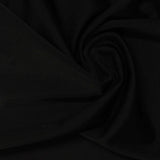 Polyester Stretch Warp Knit Fabric, 215 gsm, 153 cm — Black — photo 2