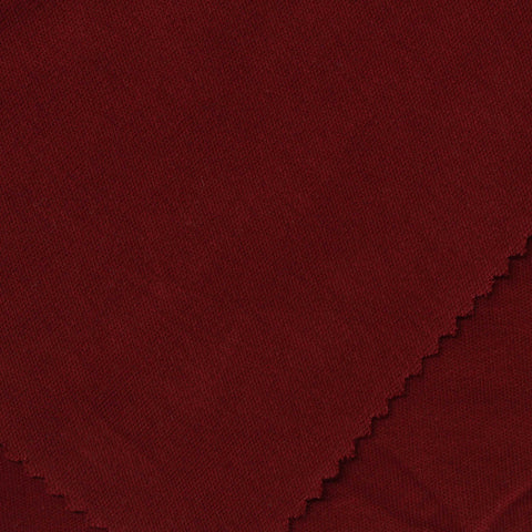 100% Cotton Interlock Knit Fabric, 280 gsm, 180 cm — Red