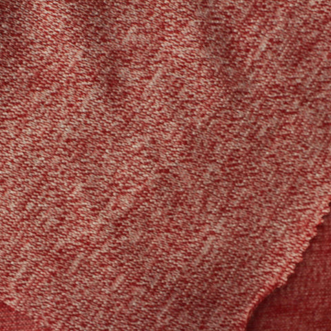 Red Marl Chunky Knit, Poly-Viscose, 170 gsm
