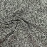 Black Marl Rib Knit, Viscose — photo 2