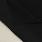 Polyester Stretch Knit Fabric, 236 gsm, 160 cm — Black — photo 2