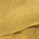 Jacquard Viscose Polyester Blend Chunky Knit Fabric, 350 gsm, 112 cm — Yellow — photo 2