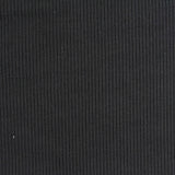 Viscose Stretch Rib Knit Fabric, 460 gsm, 125 cm — Black — photo 2