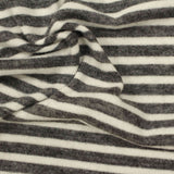 Grey Stripes Chunky Knit, Poly-Viscose — photo 2