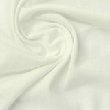 Cotton Modal Jersey Knit Fabric, 125 gsm, 170 cm — White — photo 2