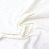 Jacquard Viscose Stretch Knit Fabric, 184 gsm, 177 cm — White — photo 2