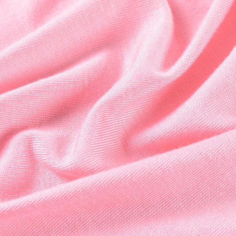 Viscose Stretch Jersey Knit Fabric, 150 gsm, 155 cm — Pink