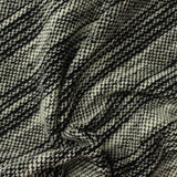 Black Marl Jersey Knit, Cotton-Poly — photo 2