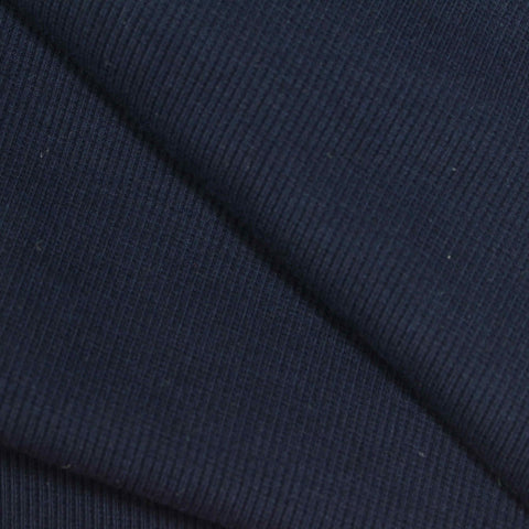 Dark Navy Rib Knit